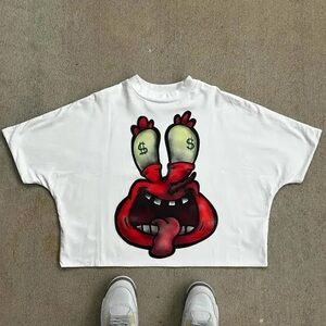 Club Mrkt Mr. Krabs White Tee
